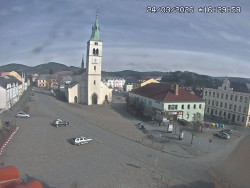 Náměstí, koste sv. Markéty