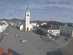 Náměstí, koste sv. Markéty