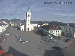 Náměstí, koste sv. Markéty