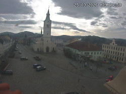 Náměstí, koste sv. Markéty