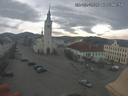 Náměstí, koste sv. Markéty