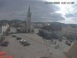 Náměstí, koste sv. Markéty