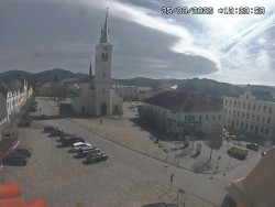 Náměstí, koste sv. Markéty