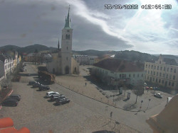 Náměstí, koste sv. Markéty