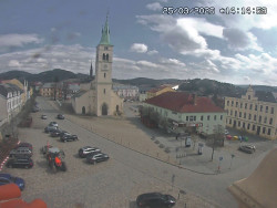 Náměstí, koste sv. Markéty