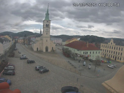 Náměstí, koste sv. Markéty