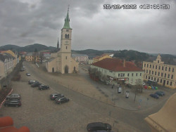 Náměstí, koste sv. Markéty