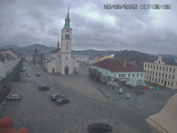 Náměstí, koste sv. Markéty