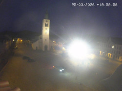 Náměstí, koste sv. Markéty