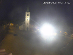 Náměstí, koste sv. Markéty