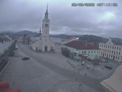 Náměstí, koste sv. Markéty