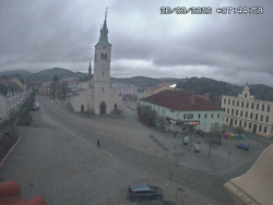 Náměstí, koste sv. Markéty