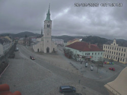 Náměstí, koste sv. Markéty