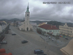 Náměstí, koste sv. Markéty