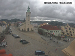 Náměstí, koste sv. Markéty