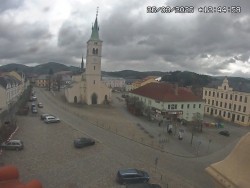 Náměstí, koste sv. Markéty