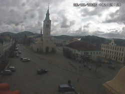 Náměstí, koste sv. Markéty