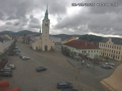 Náměstí, koste sv. Markéty