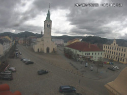 Náměstí, koste sv. Markéty