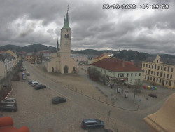 Náměstí, koste sv. Markéty