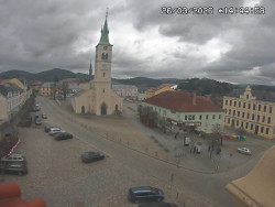 Náměstí, koste sv. Markéty