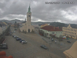 Náměstí, koste sv. Markéty