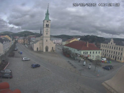 Náměstí, koste sv. Markéty