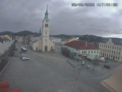 Náměstí, koste sv. Markéty