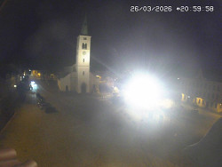 Náměstí, koste sv. Markéty