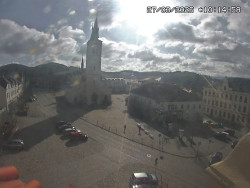 Náměstí, koste sv. Markéty