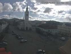 Náměstí, koste sv. Markéty