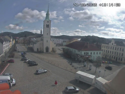 Náměstí, koste sv. Markéty