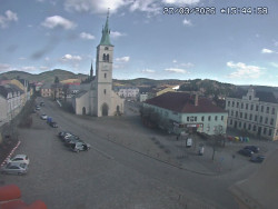 Náměstí, koste sv. Markéty