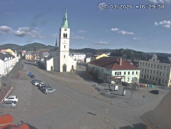 Náměstí, koste sv. Markéty