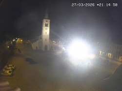 Náměstí, koste sv. Markéty