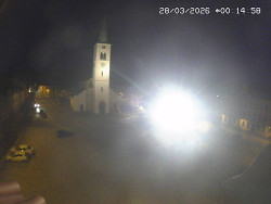 Náměstí, koste sv. Markéty