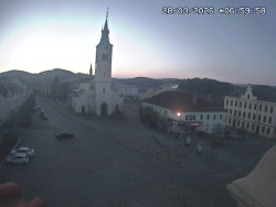 Náměstí, koste sv. Markéty