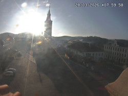 Náměstí, koste sv. Markéty