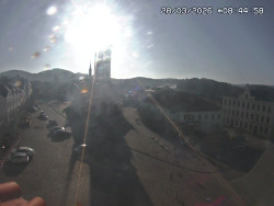 Náměstí, koste sv. Markéty