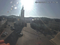 Náměstí, koste sv. Markéty