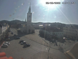 Náměstí, koste sv. Markéty