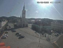 Náměstí, koste sv. Markéty