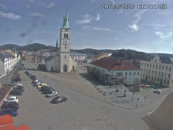 Náměstí, koste sv. Markéty