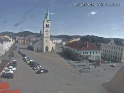 Náměstí, koste sv. Markéty