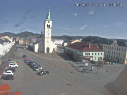 Náměstí, koste sv. Markéty