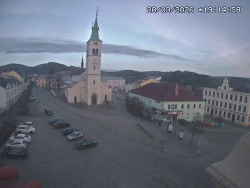 Náměstí, koste sv. Markéty