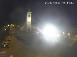 Náměstí, koste sv. Markéty