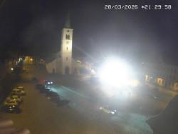 Náměstí, koste sv. Markéty