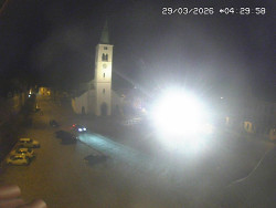 Náměstí, koste sv. Markéty