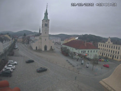 Náměstí, koste sv. Markéty